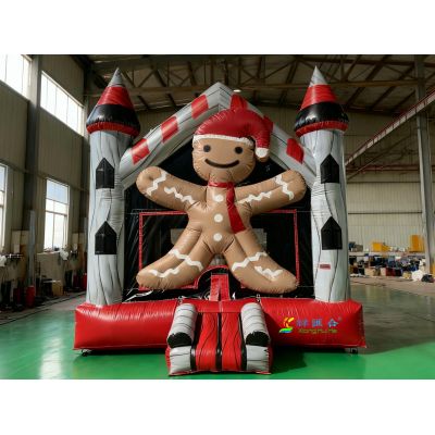 13Ft Inflatable Candy Cane House