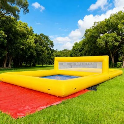 Large Pool Inflatable Volleyball Field