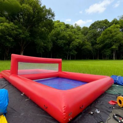 Big inflatable volleyball pool