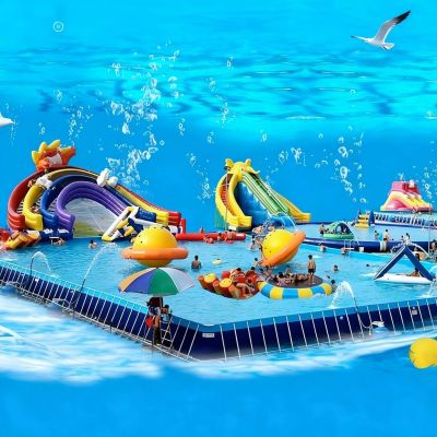 Metal frame swimming pool 