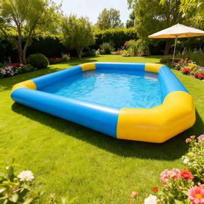 8-Meter Inflatable Pool with Stunning Two-Tone Design