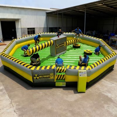 Inflatable Meltdown Wipeout Game
