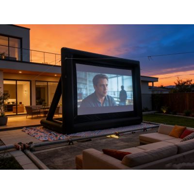 Sealed inflatable screens series