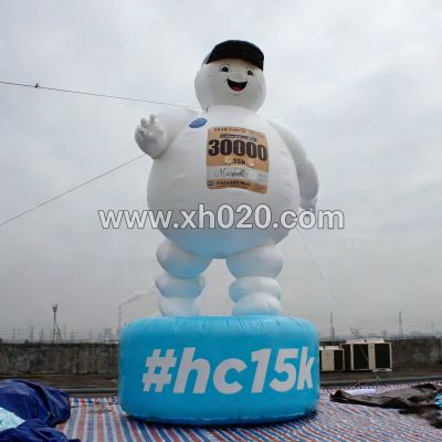 Hot Chocolate Run–Inspired Inflatable Cartoon Mascot