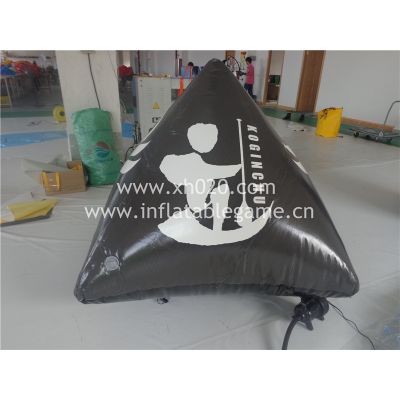 Black Inflatable Advertising Buoy for Water-Based Events