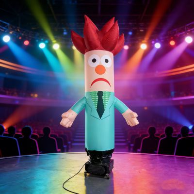 Customizable Design Inflatable Red Head Air Dancer