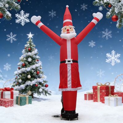 Santa Inflatable Air Dancer for Festive Holiday Advertising