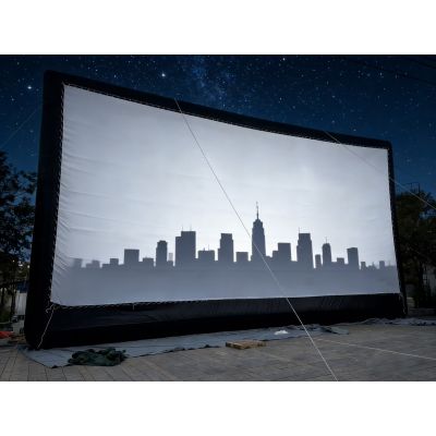 21.5M Giant Airtight Movie Screen with Detachable Screen Cloth