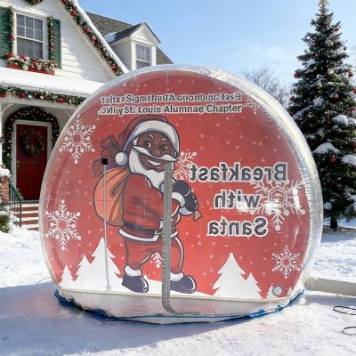 5m giant snow globe festival