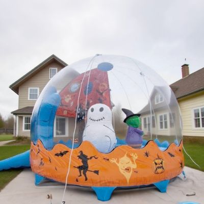 Halloween Inflatable Snow Globe