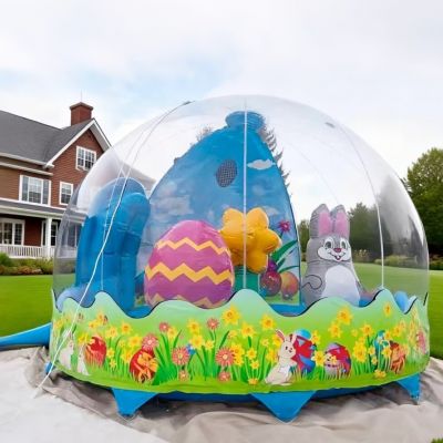 Rabbit Inflatable Snow Globe