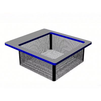 Marine Floating Pool with Platform and Mesh Net Ideal for Sea Recreation
