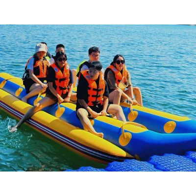 Inflatable Double Tube Banana Boat Yacht Toy