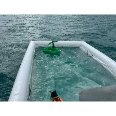 Large and Spacious Inflatable Sea Pool for Marine Use