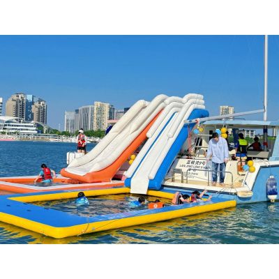 Luxury Inflatable Water Yacht Slide for Yachts