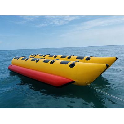 10-Person Heavy-Duty PVC Inflatable Banana Boat