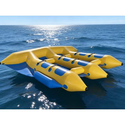 6-Seat Inflatable Flying Fish Yacht Toy
