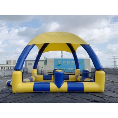 Giant 26x19ft Inflatable Pool with Tent Combo
