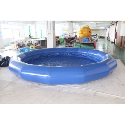 5x5m Blue Inflatable Round Family Water Pool | Backyard Garden